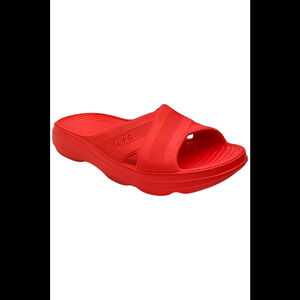 Ryka Women's Cross Band Recovery Slide Sandals Refresh Paradise Pink - Medium